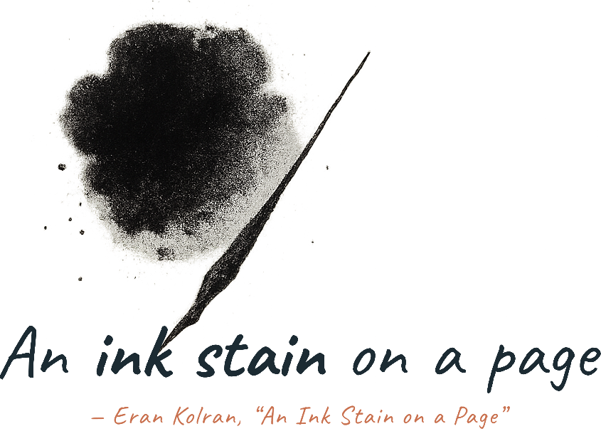 An Ink Stain on a Page