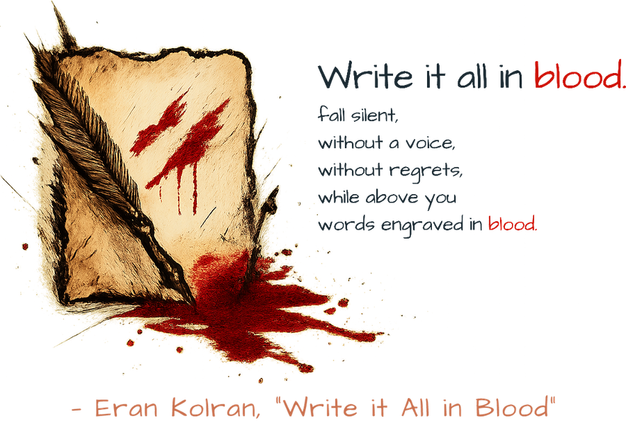 Write it All in Blood