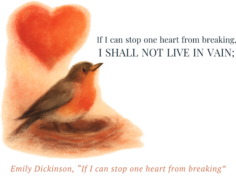 If I can stop one heart from breaking
