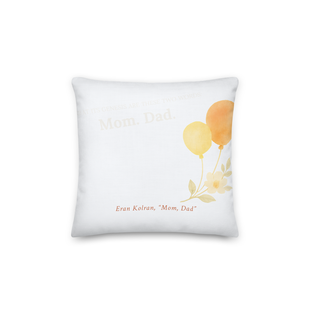 And at its genesis — All-Over Print Premium Pillow