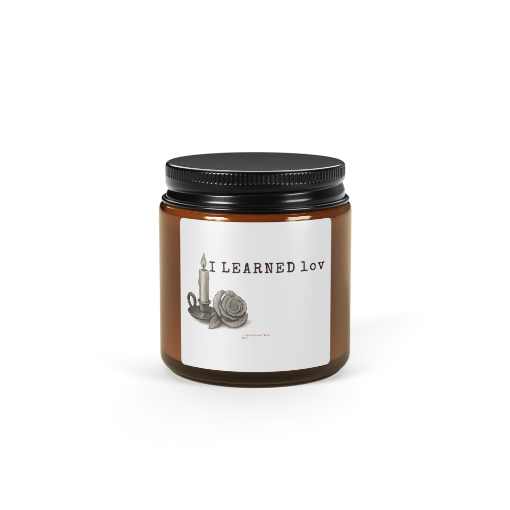 Mom, Dad — Amber Jar Scented Soy Candle