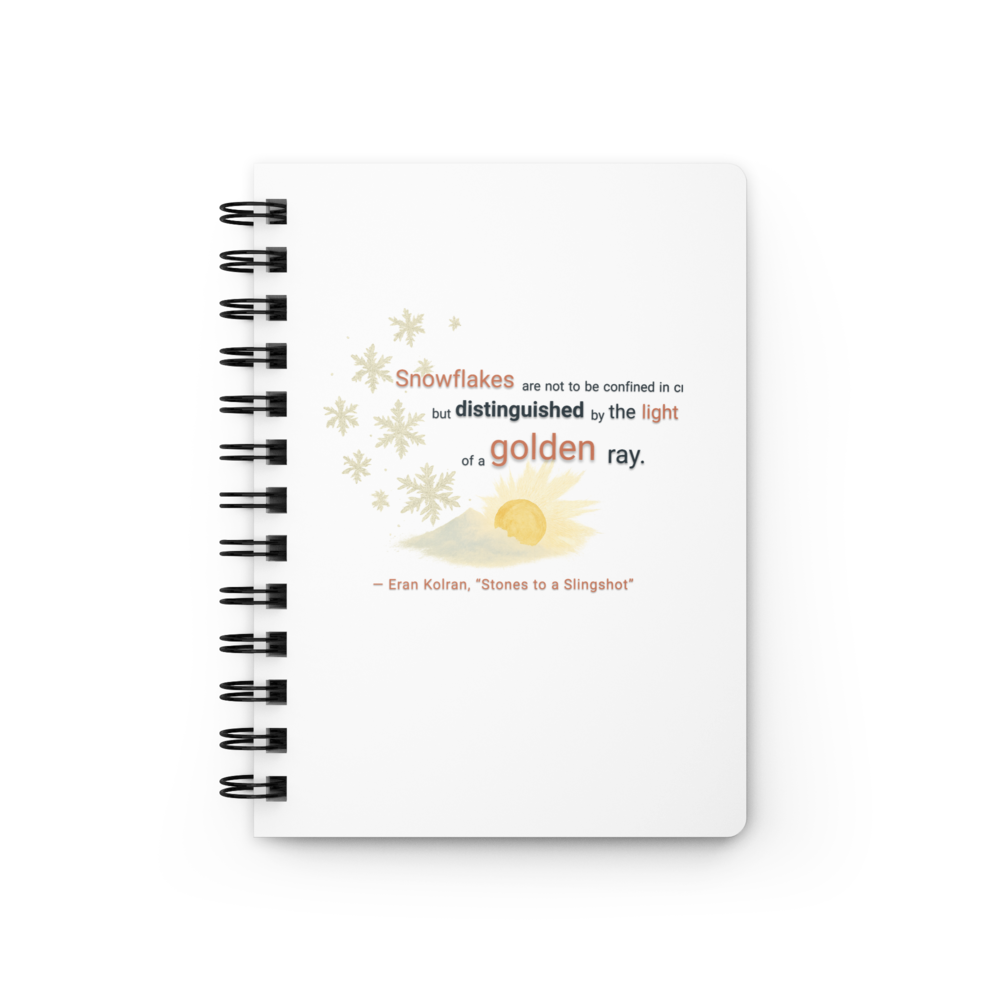 Stones to a Slingshot — Spiral Bound Journal
