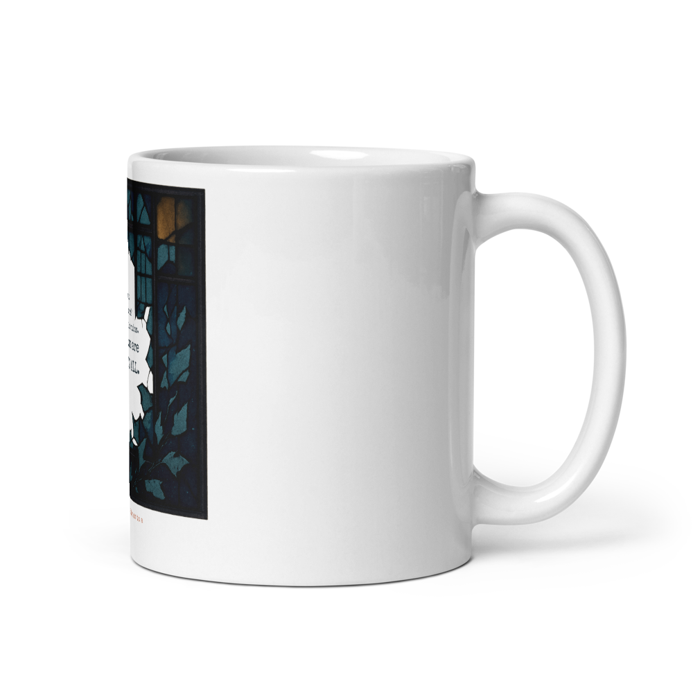Stones to a Slingshot — White Glossy Mug
