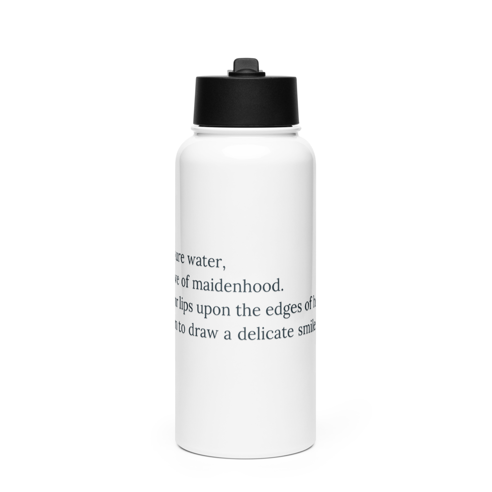 Thirsty Mouth — Stainless Steel Water Bottle with a Straw Lid