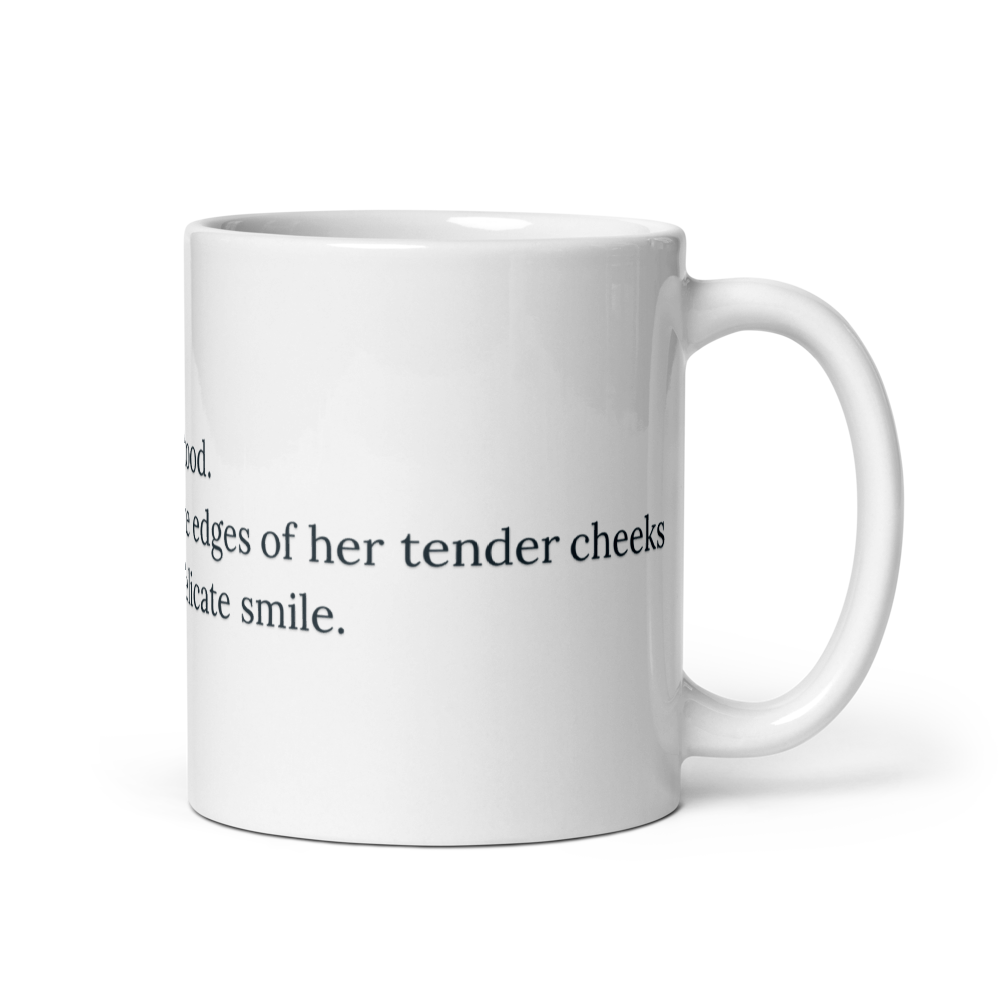Thirsty Mouth — White Glossy Mug