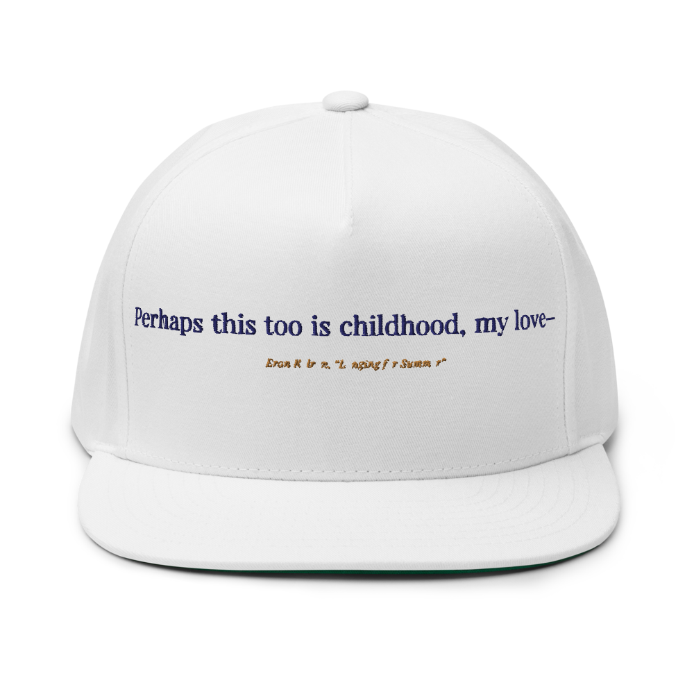 Longing for Summer — Flat Bill Cap | Yupoong 6007