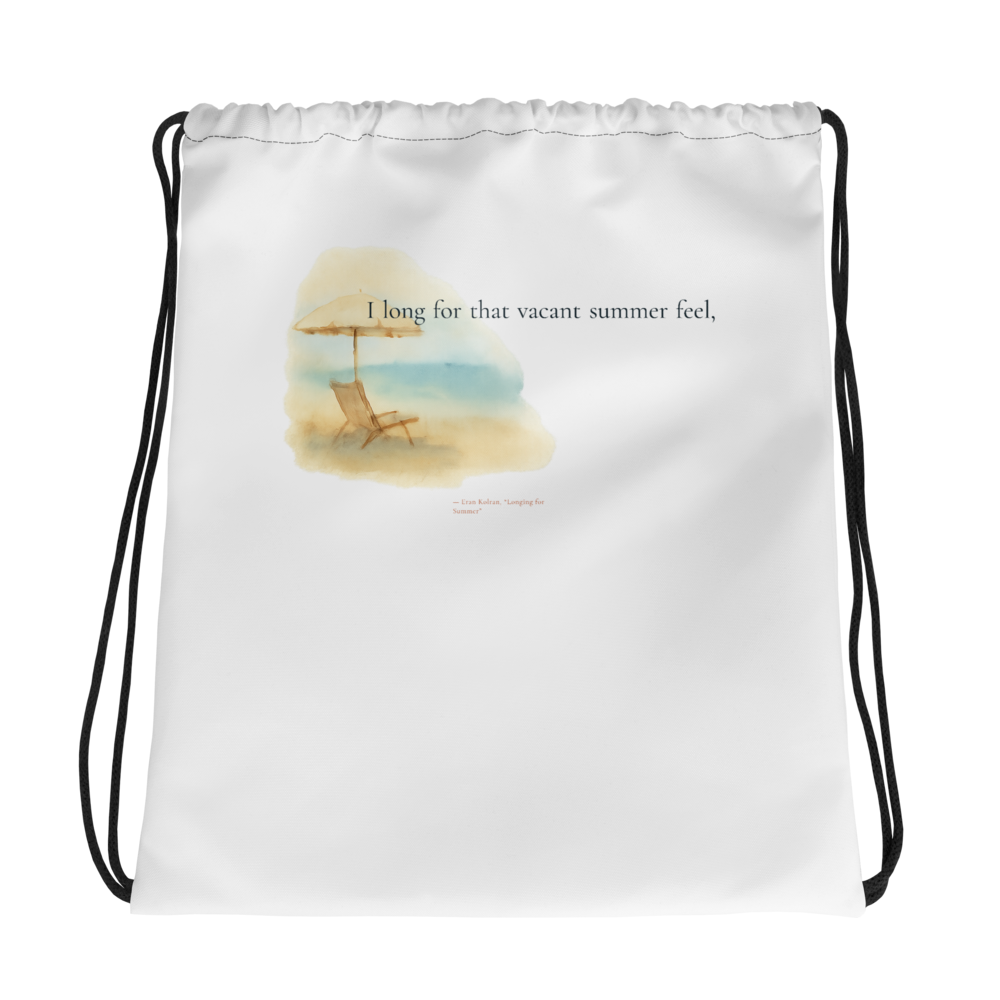 Longing for Summer — All-Over Print Drawstring Bag
