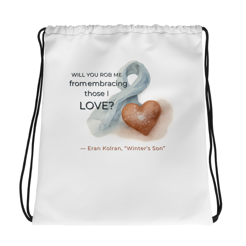 Winter’s Son — All-Over Print Drawstring Bag
