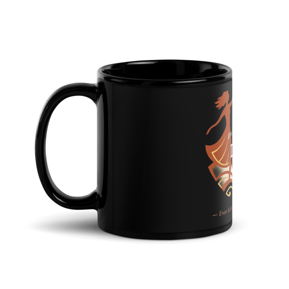 My Song Is Your Song — Black Glossy Mug