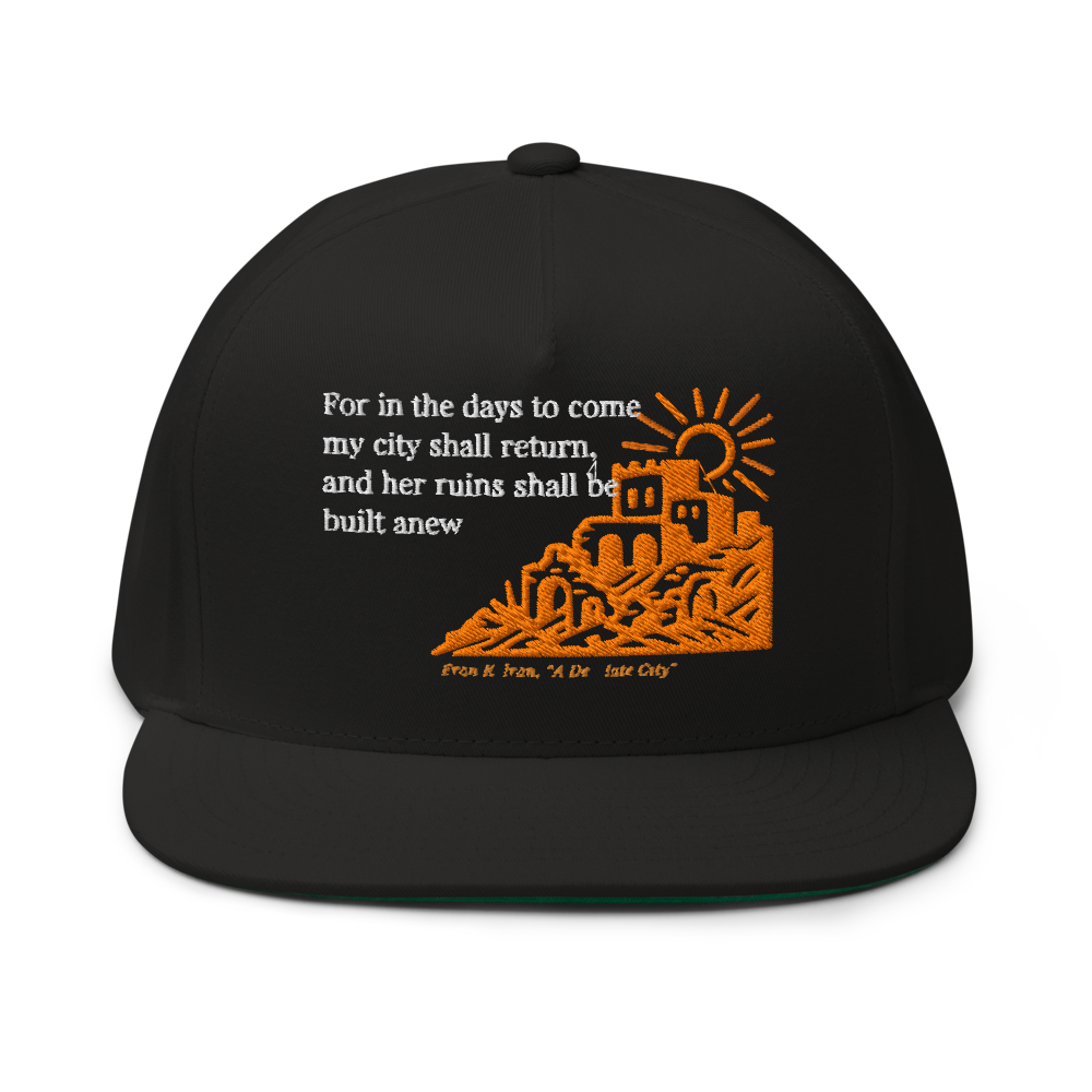 A Desolate City — Flat Bill Cap | Yupoong 6007