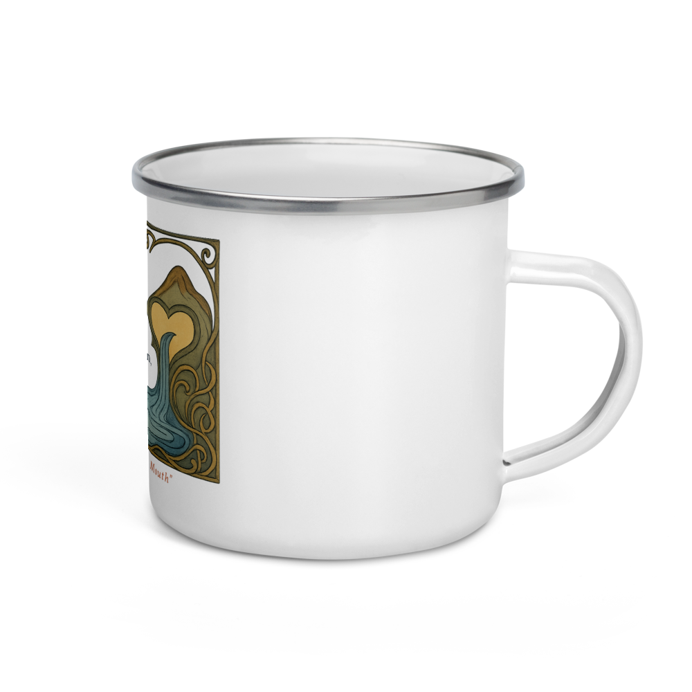 Thirsty Mouth — Enamel Mug