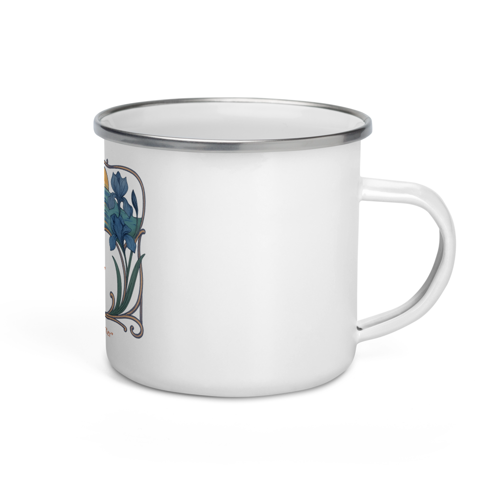 Music like a curve — Enamel Mug