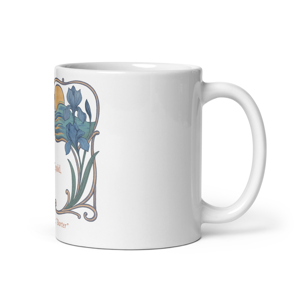 Music like a curve — White Glossy Mug