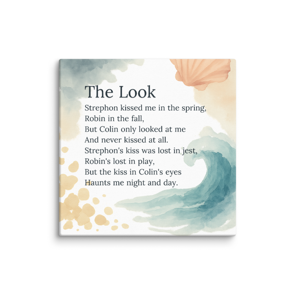 The Look Strephon kissed — Canvas (in)