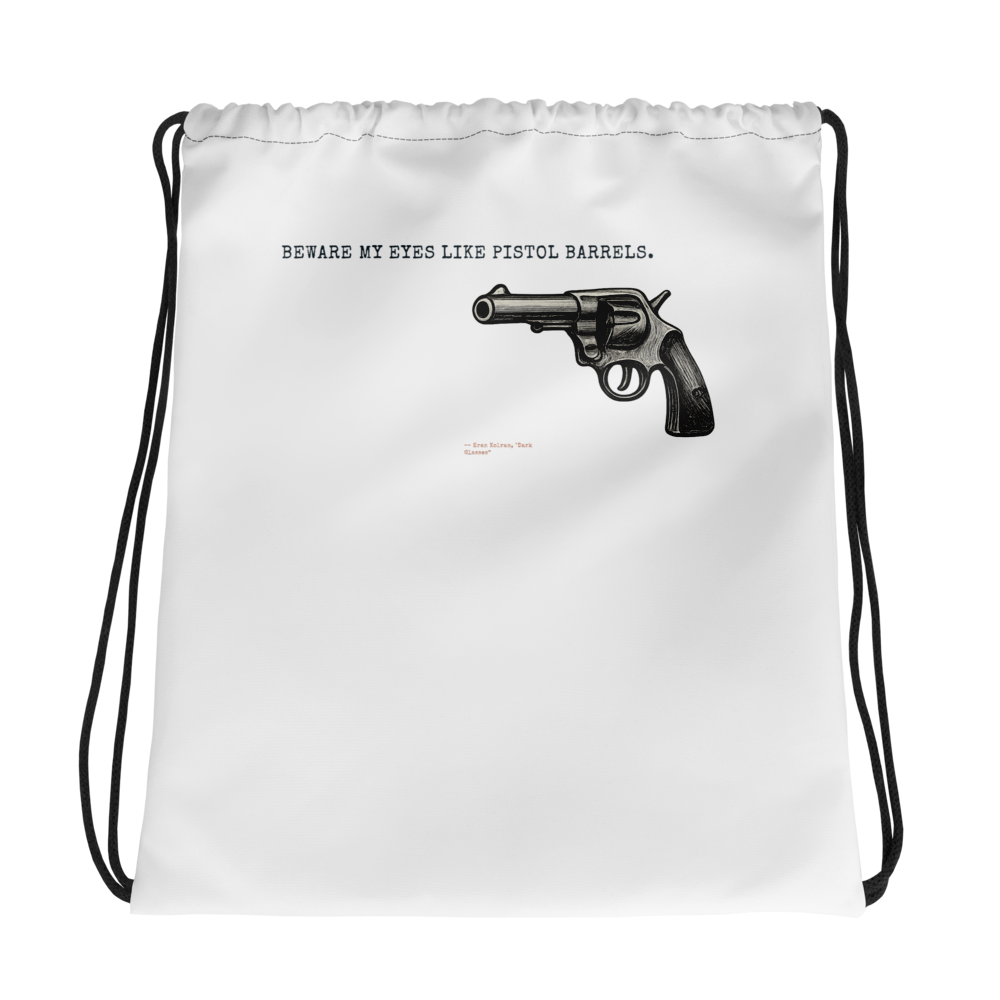 Write it All in Blood — All-Over Print Drawstring Bag