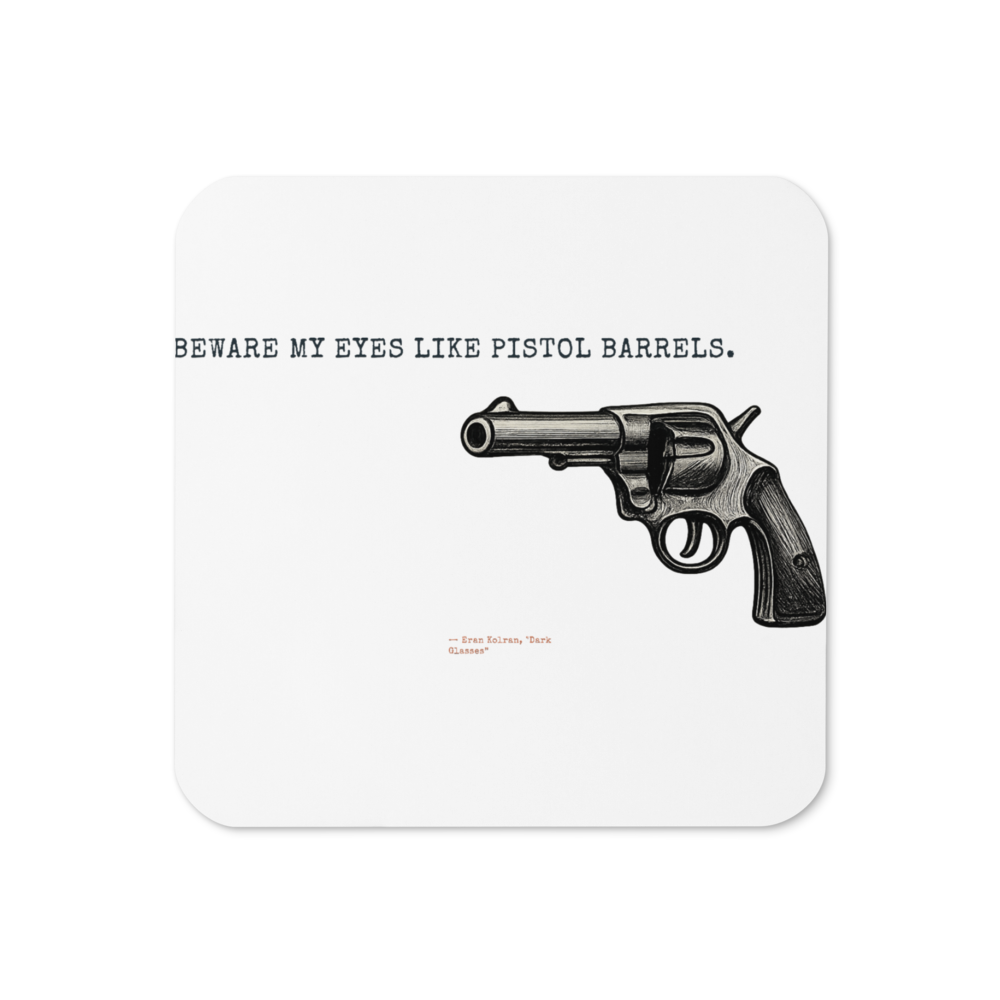 Write it All in Blood — Cork-Back Coaster