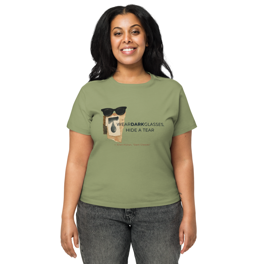 Dark Glasses — Women's High-Waisted Tee | Cotton Heritage OW1086