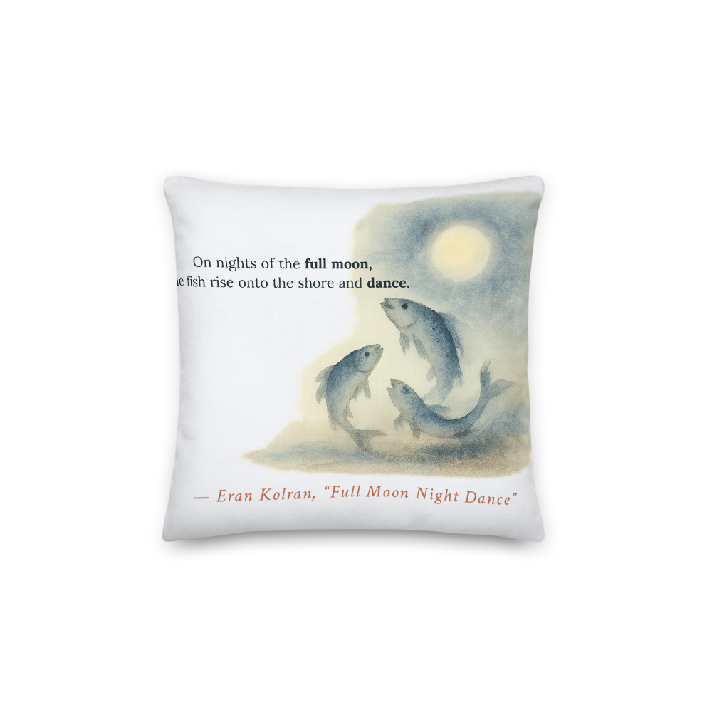 Full Moon Night Dance — All-Over Print Premium Pillow
