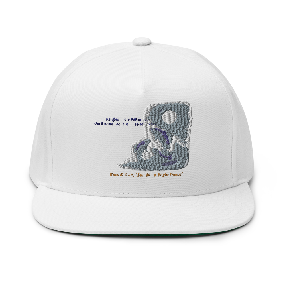 Full Moon Night Dance — Flat Bill Cap | Yupoong 6007