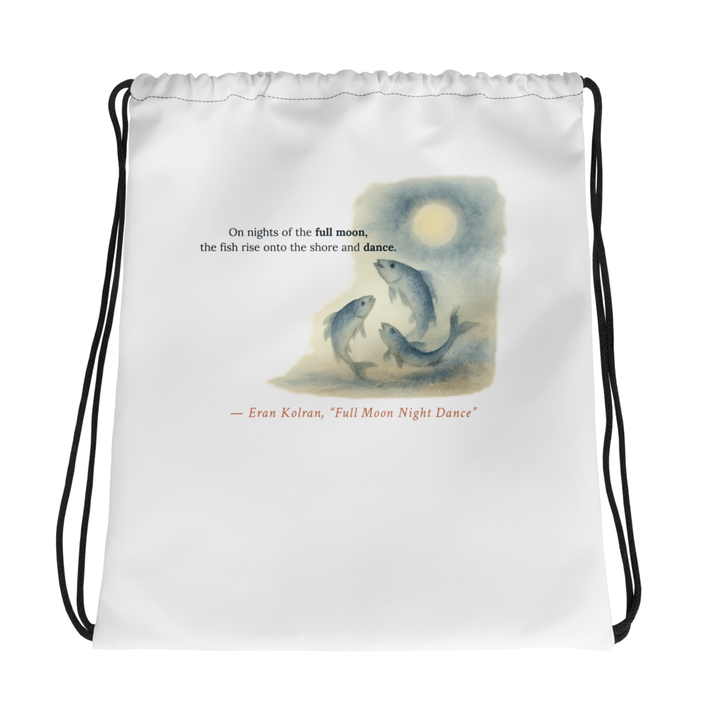 Full Moon Night Dance — All-Over Print Drawstring Bag