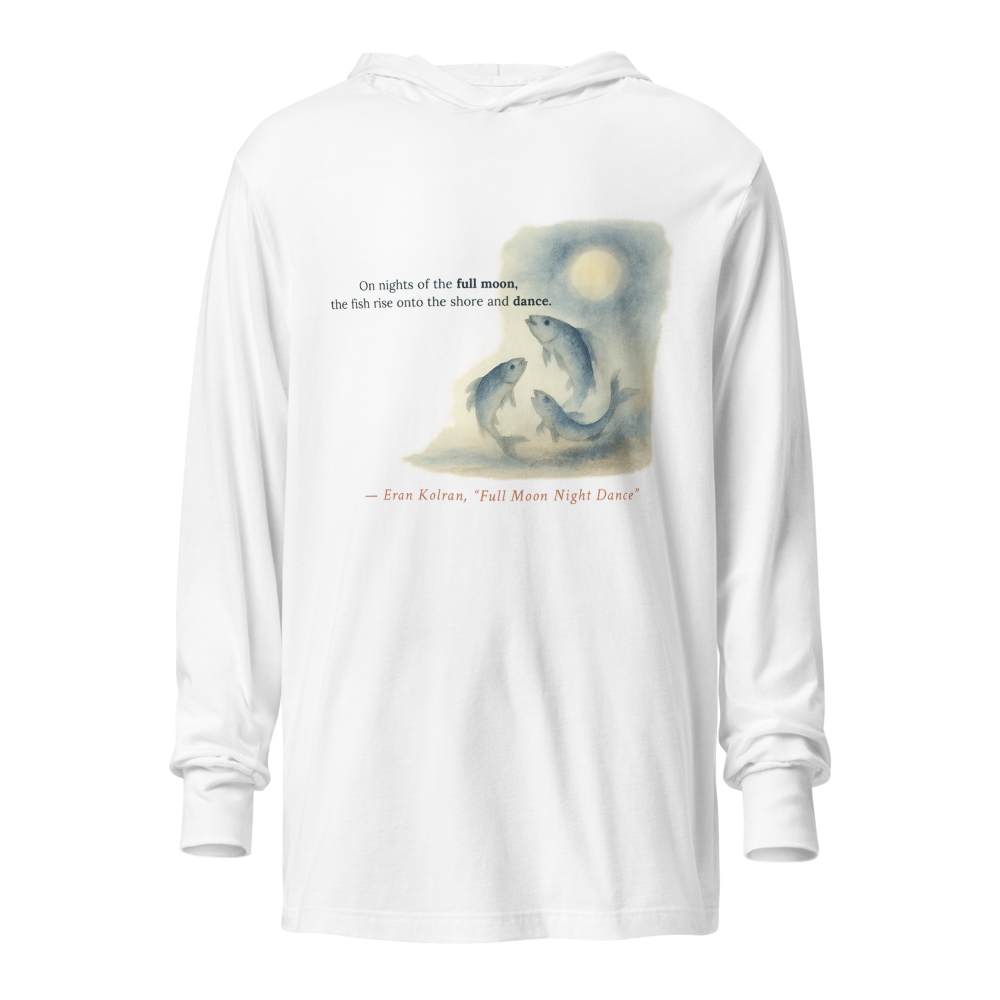 Full Moon Night Dance — Unisex Hooded Long Sleeve Tee | Bella Canvas 3512
