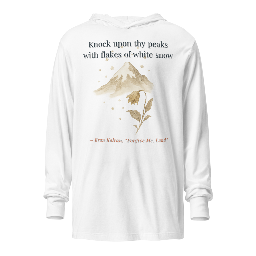 Forgive Me, Land — Unisex Hooded Long Sleeve Tee | Bella Canvas 3512