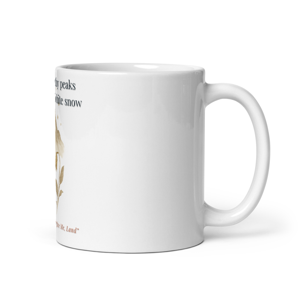 Forgive Me, Land — White Glossy Mug