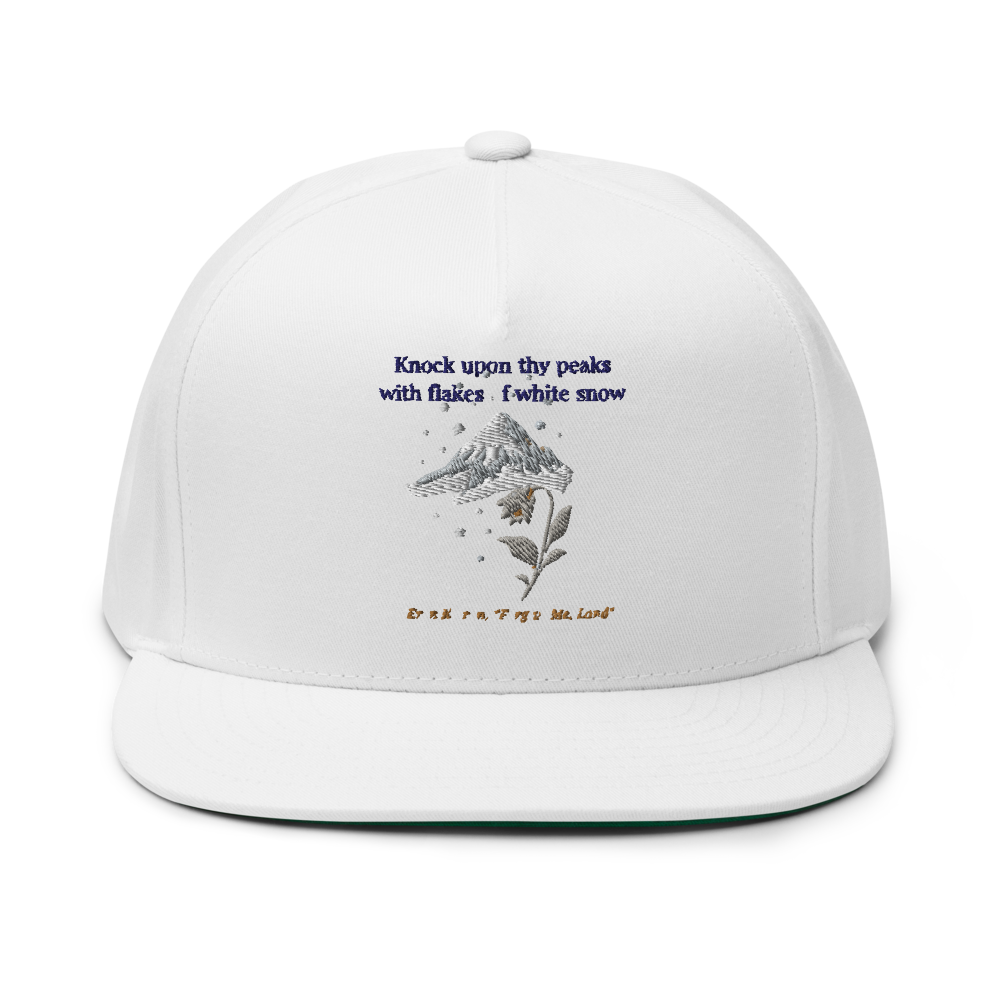 Forgive Me, Land — Flat Bill Cap | Yupoong 6007