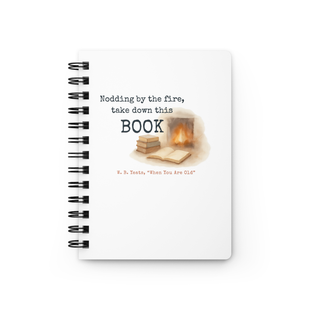 Nodding by the fire, — Spiral Bound Journal