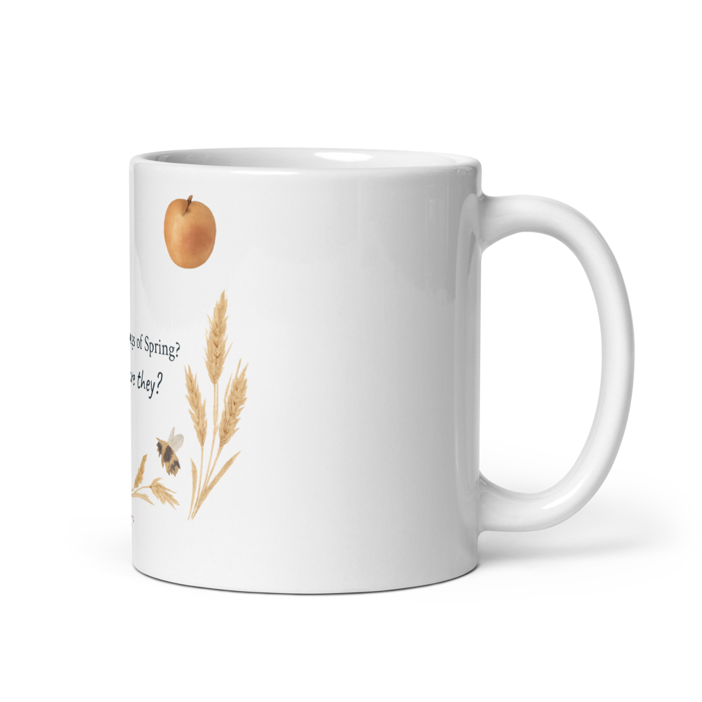 Where are the songs — White Glossy Mug