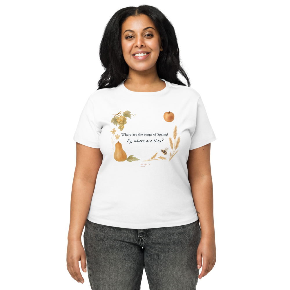 Where are the songs — Women's High-Waisted Tee | Cotton Heritage OW1086