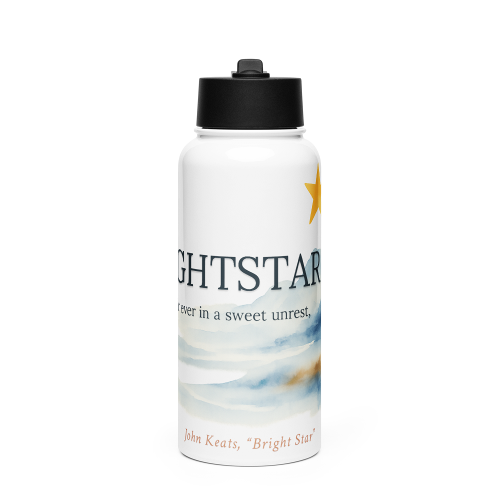 Bright Star Awake for — Stainless Steel Water Bottle with a Straw Lid