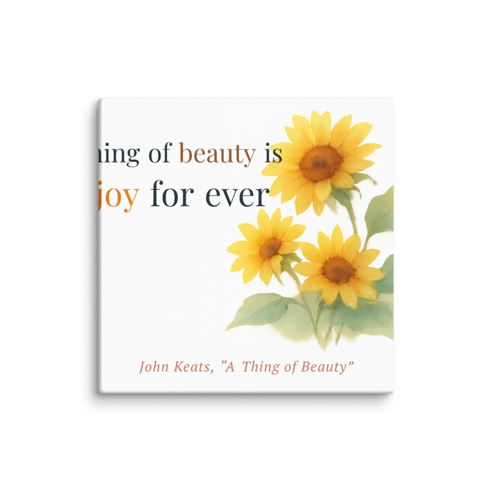 A thing of beauty — Canvas (in)