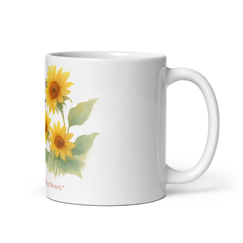 A thing of beauty — White Glossy Mug