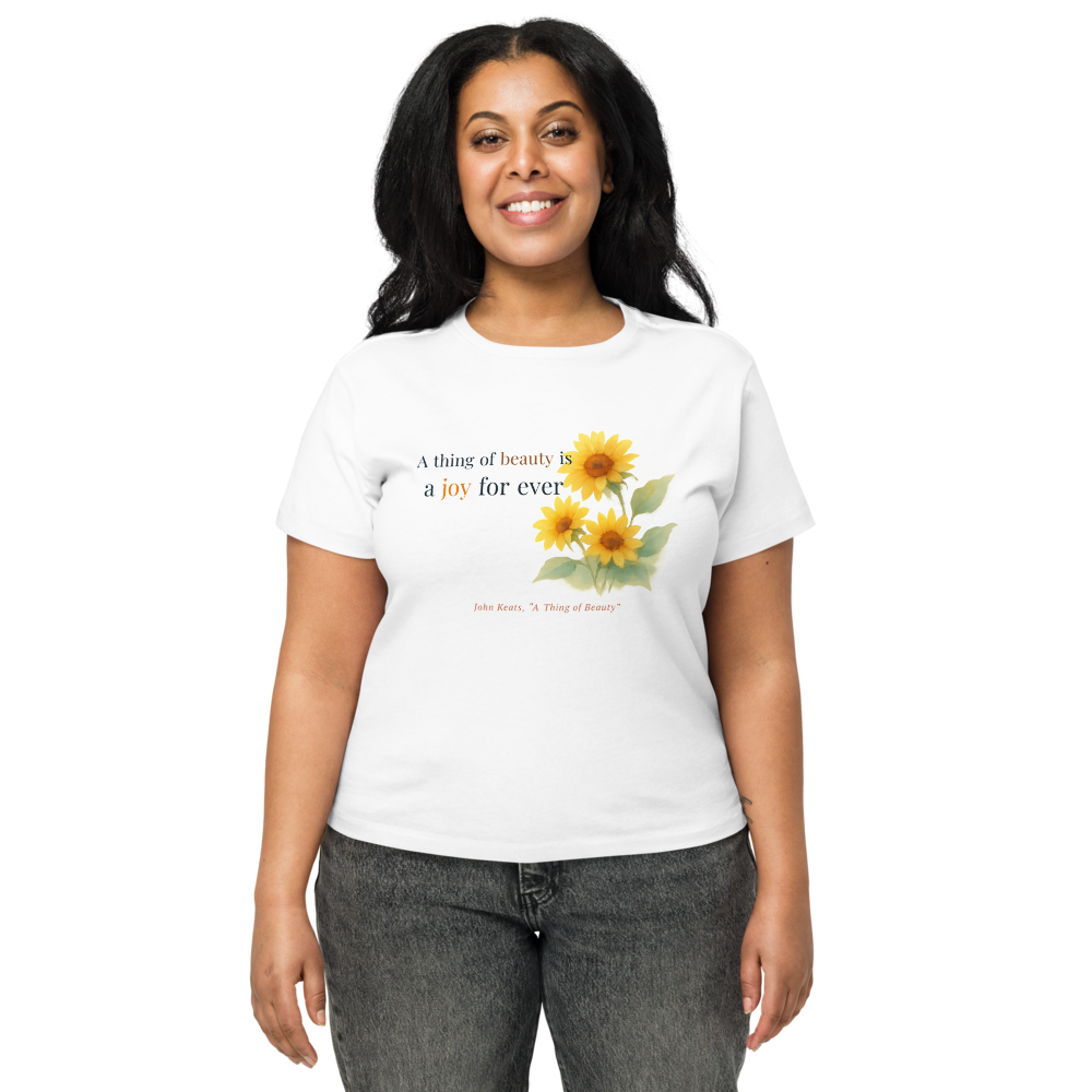 A thing of beauty — Women's High-Waisted Tee | Cotton Heritage OW1086