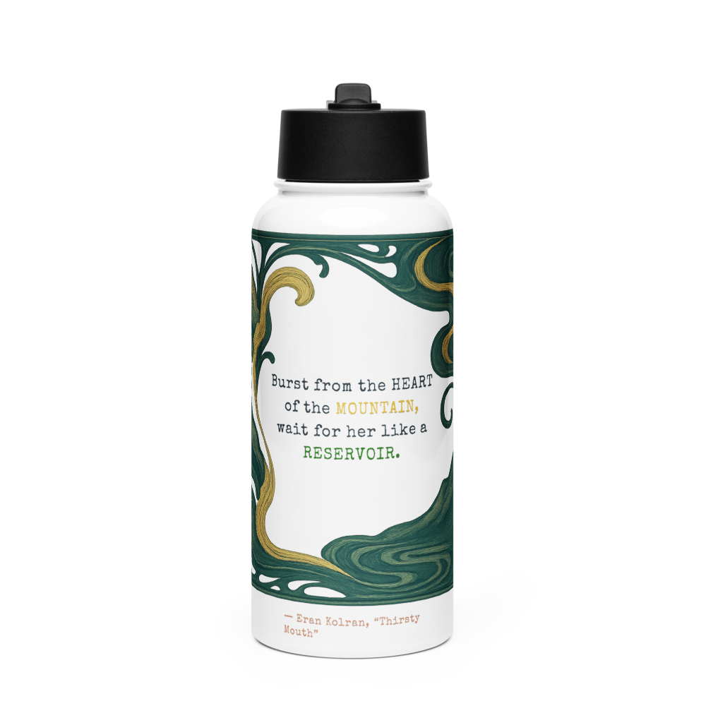Thirsty Mouth — Stainless Steel Water Bottle with a Straw Lid