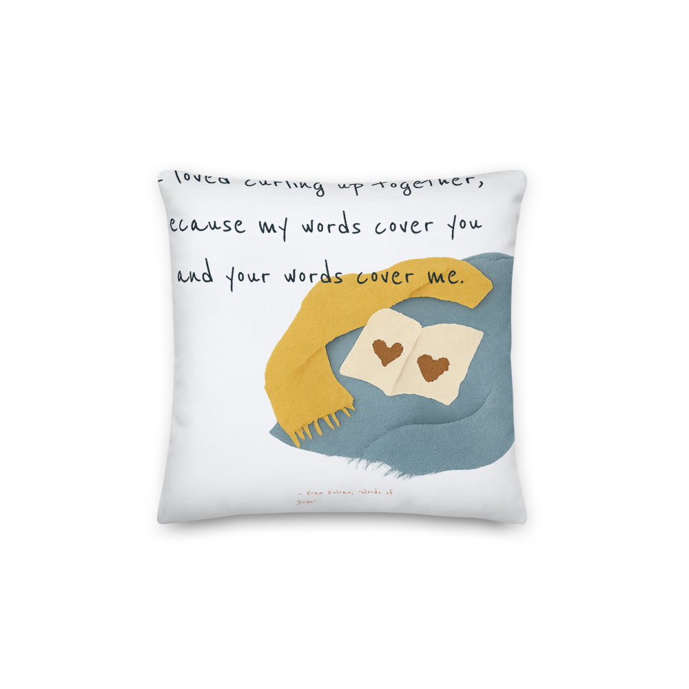 Words of Down — All-Over Print Premium Pillow