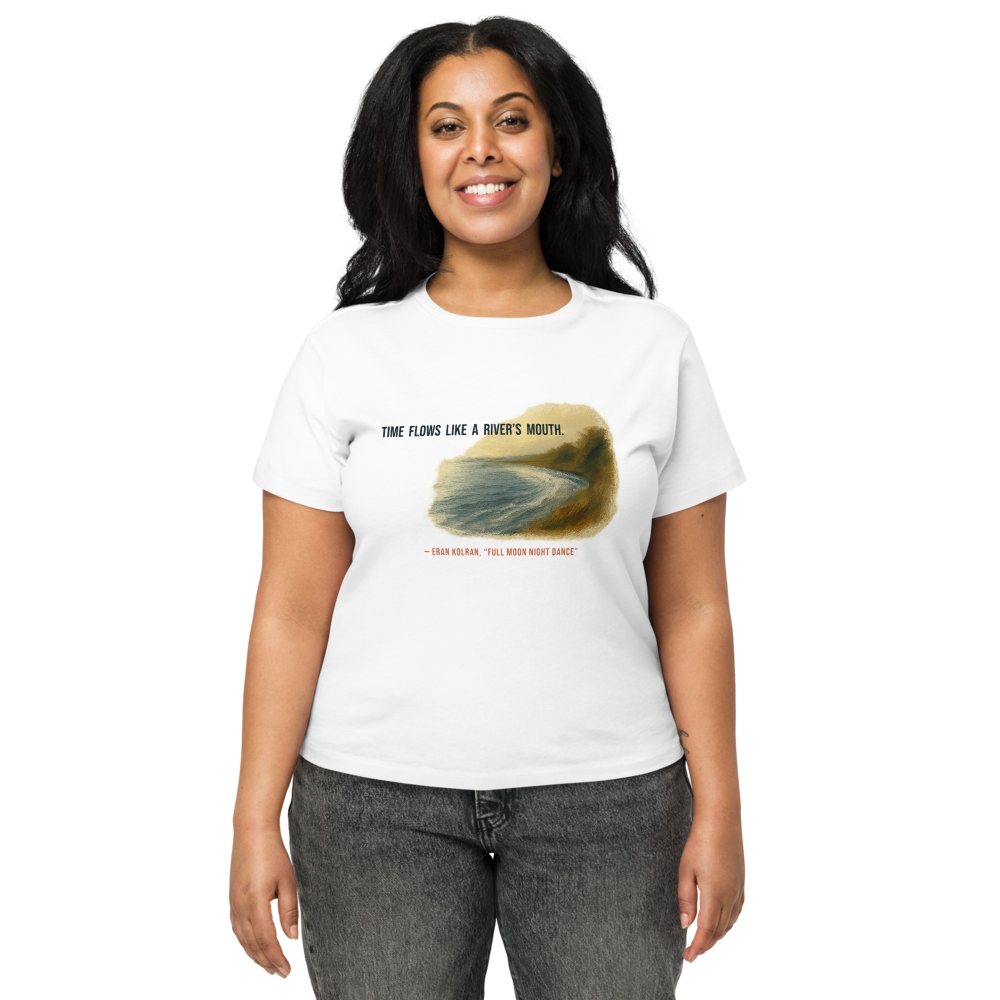 Full Moon Night Dance — Women's High-Waisted Tee | Cotton Heritage OW1086
