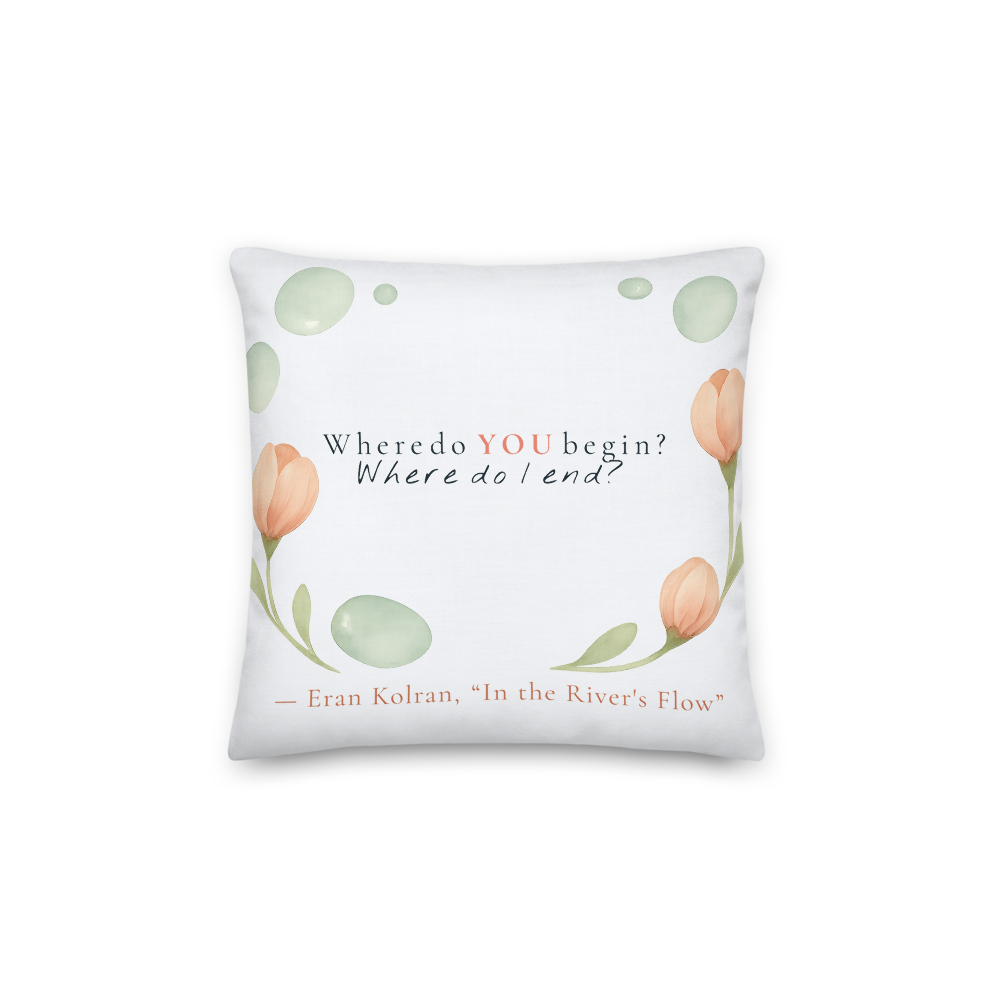 In the River's Flow — All-Over Print Premium Pillow
