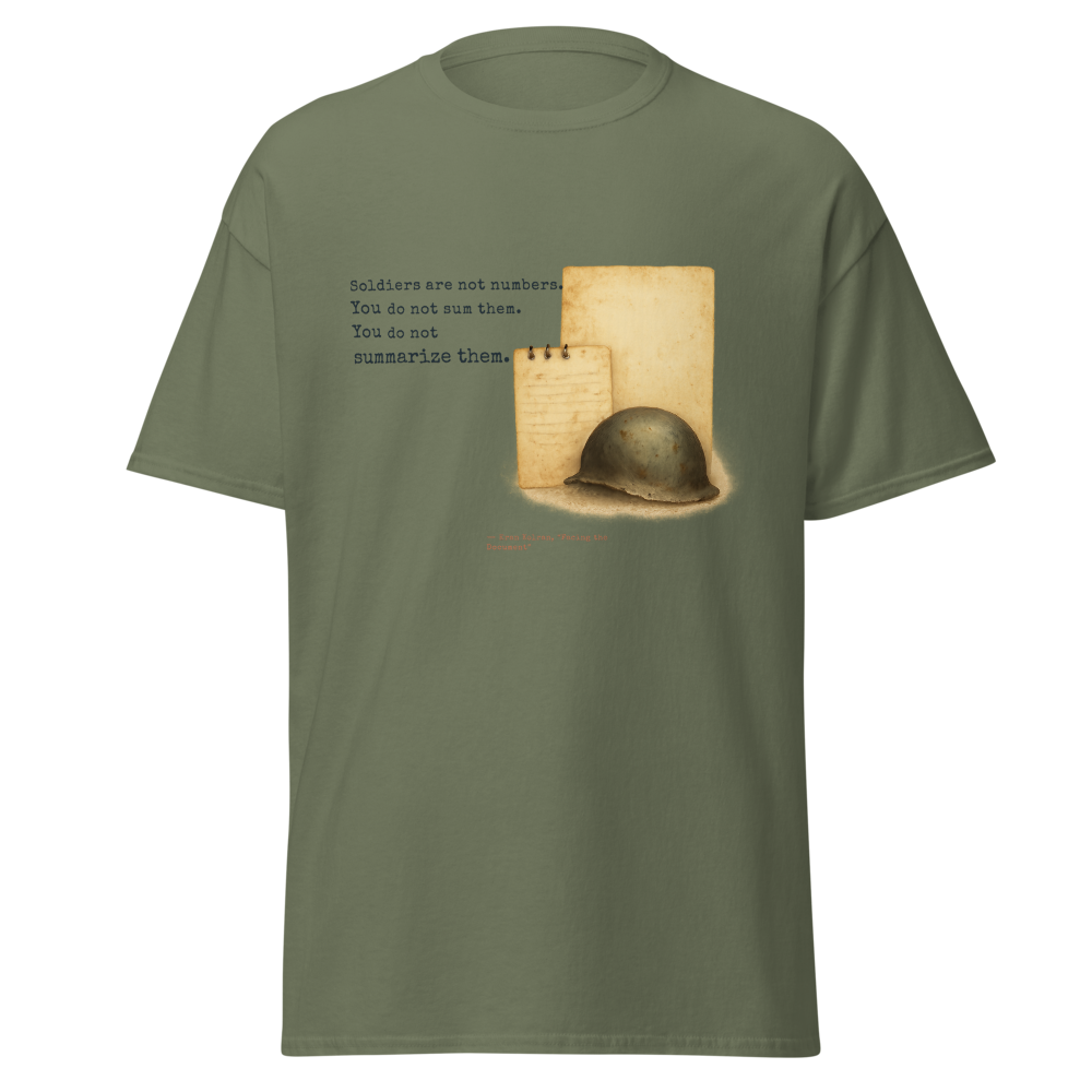 Facing the Document — Unisex Classic Tee | Gildan 5000