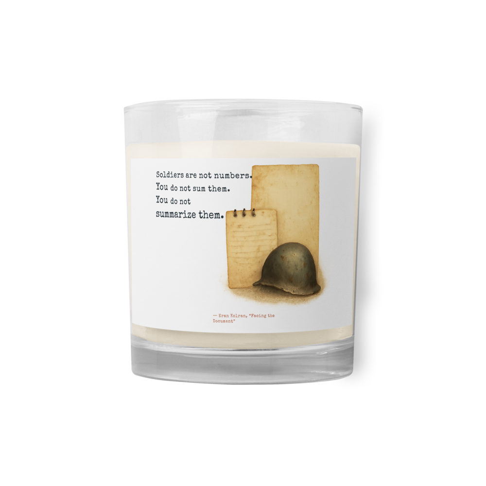 Facing the Document — Glass Jar Soy Wax Candle