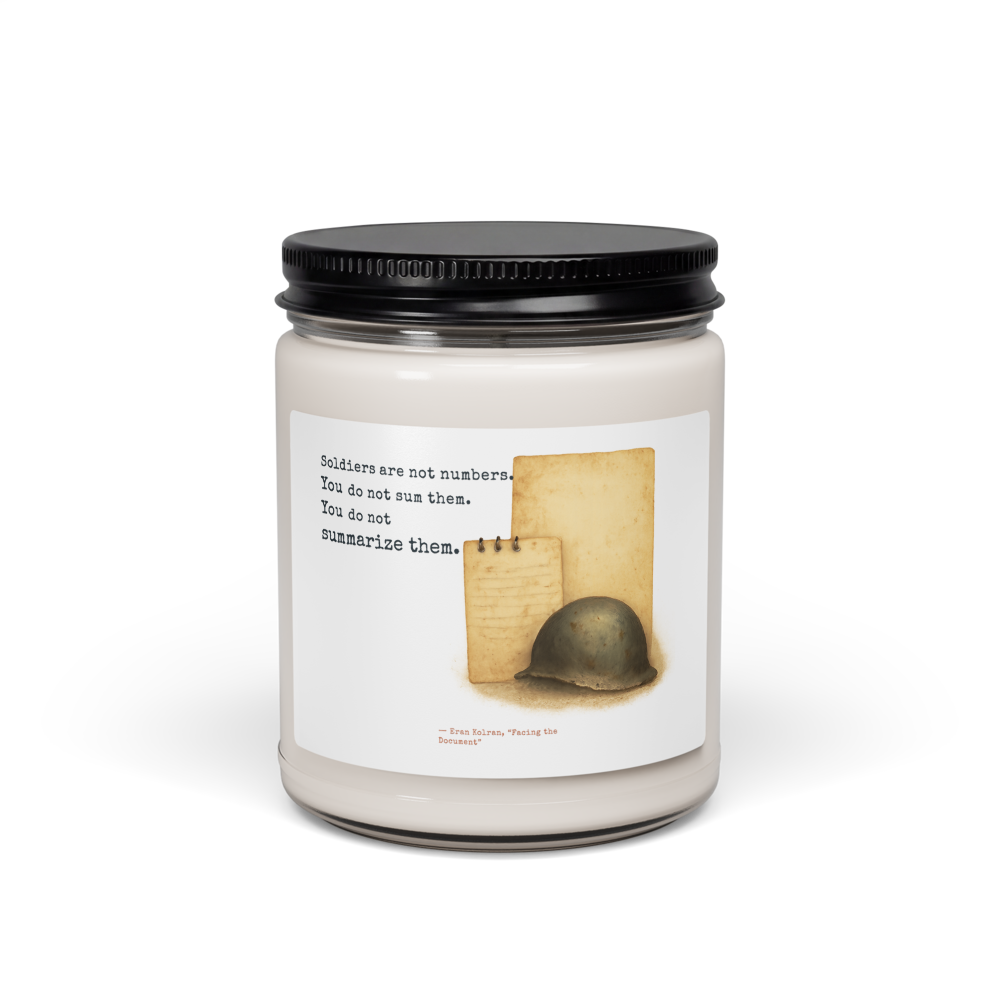 Facing the Document — Scented Soy Candle, 9oz