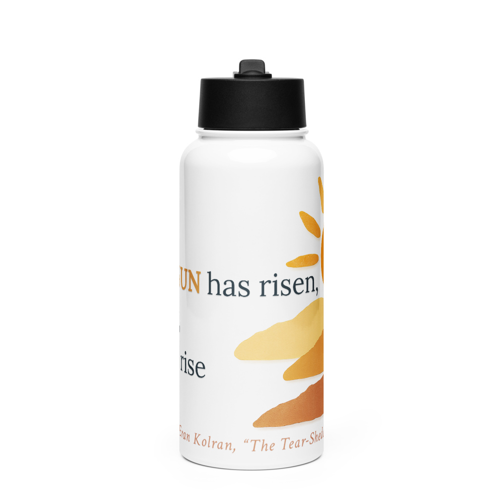 Stainless Steel Water Bottle with a Straw Lid