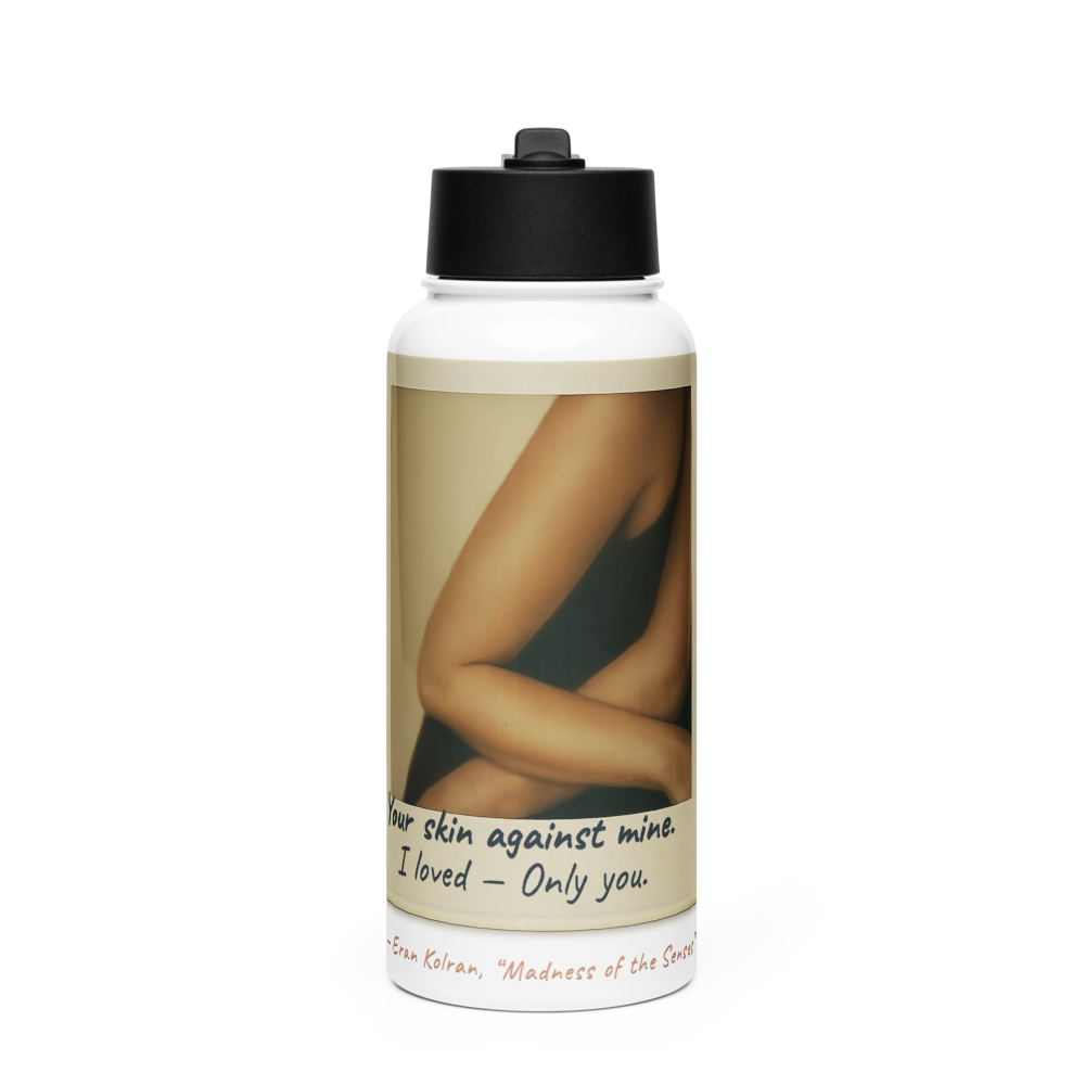 Madness of the Senses — Stainless Steel Water Bottle with a Straw Lid
