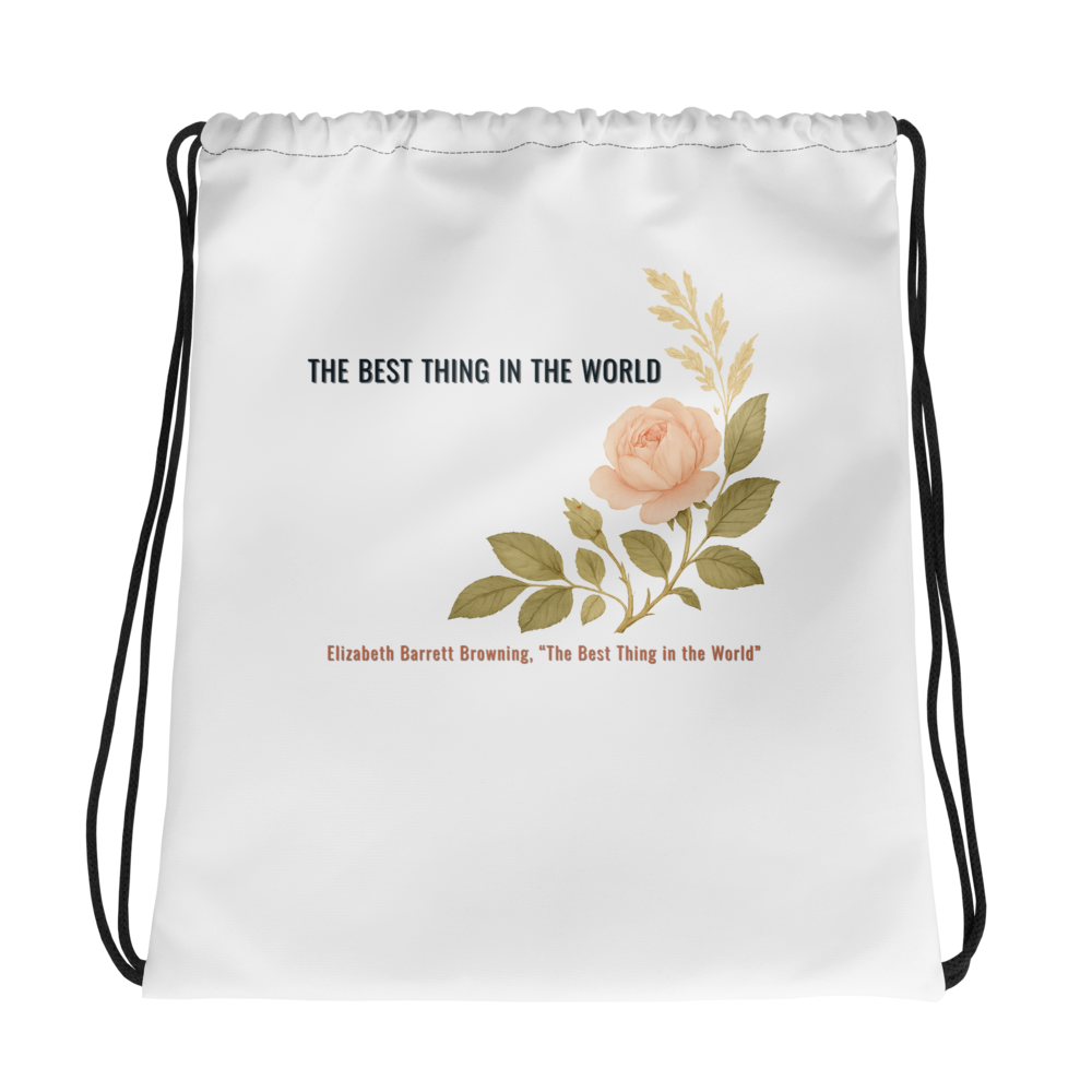 The Best Thing in — All-Over Print Drawstring Bag