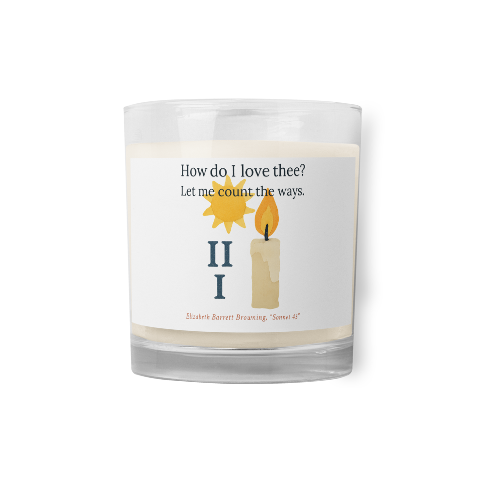 How do I love — Glass Jar Soy Wax Candle