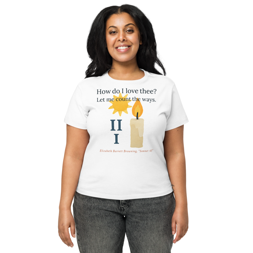 How do I love — Women's High-Waisted Tee | Cotton Heritage OW1086