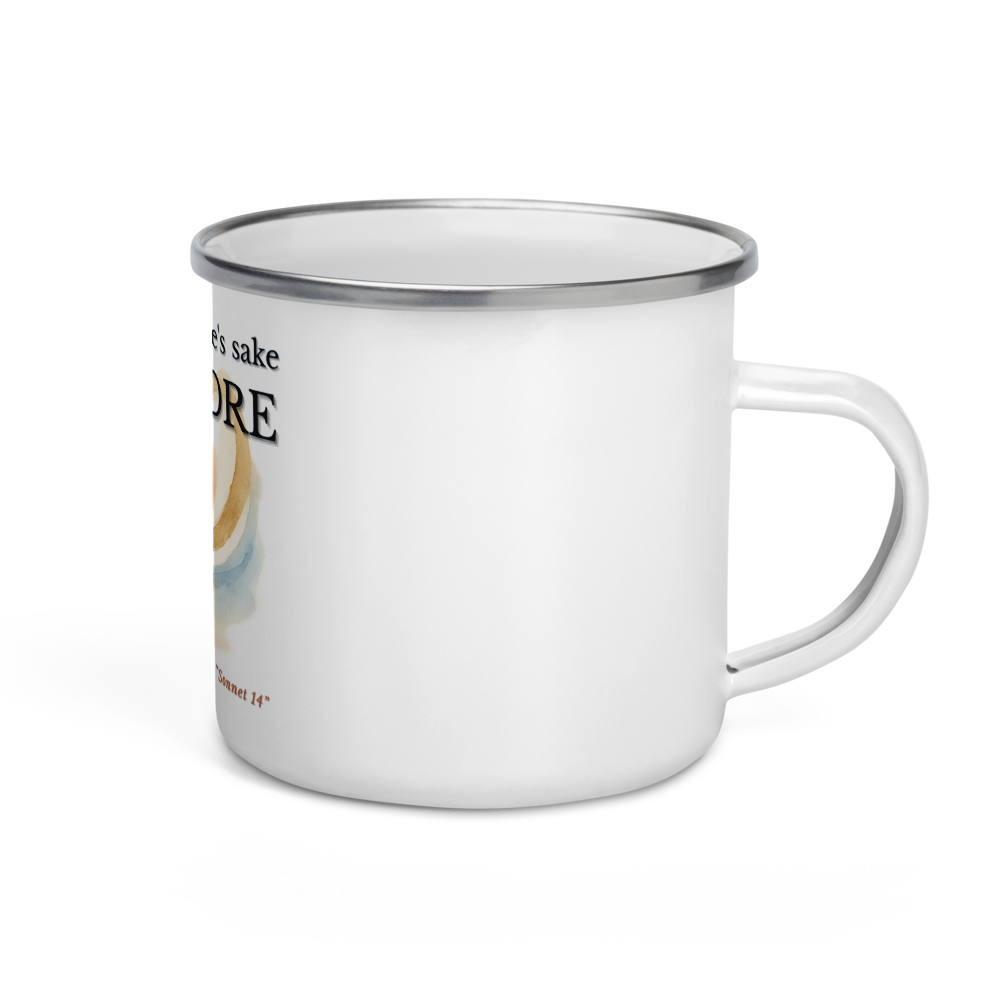 Love me for love's — Enamel Mug
