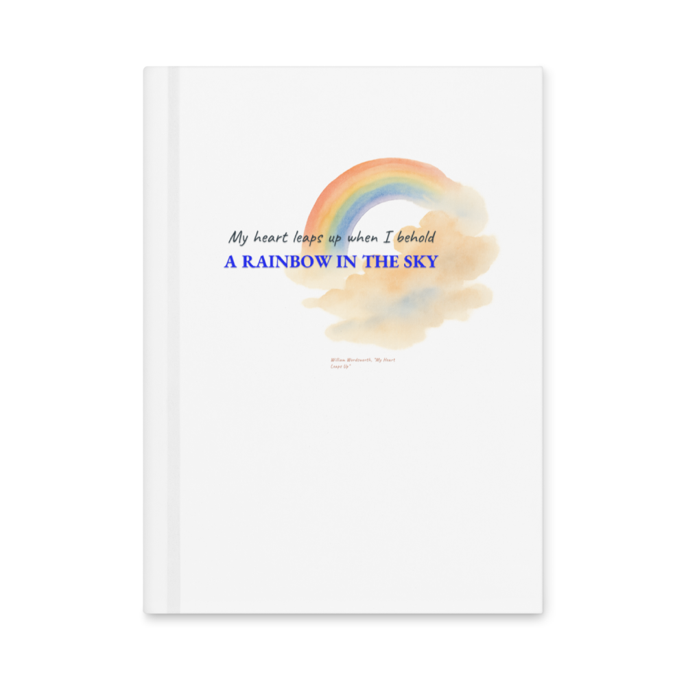 My heart leaps up — Hardcover Journal Matte