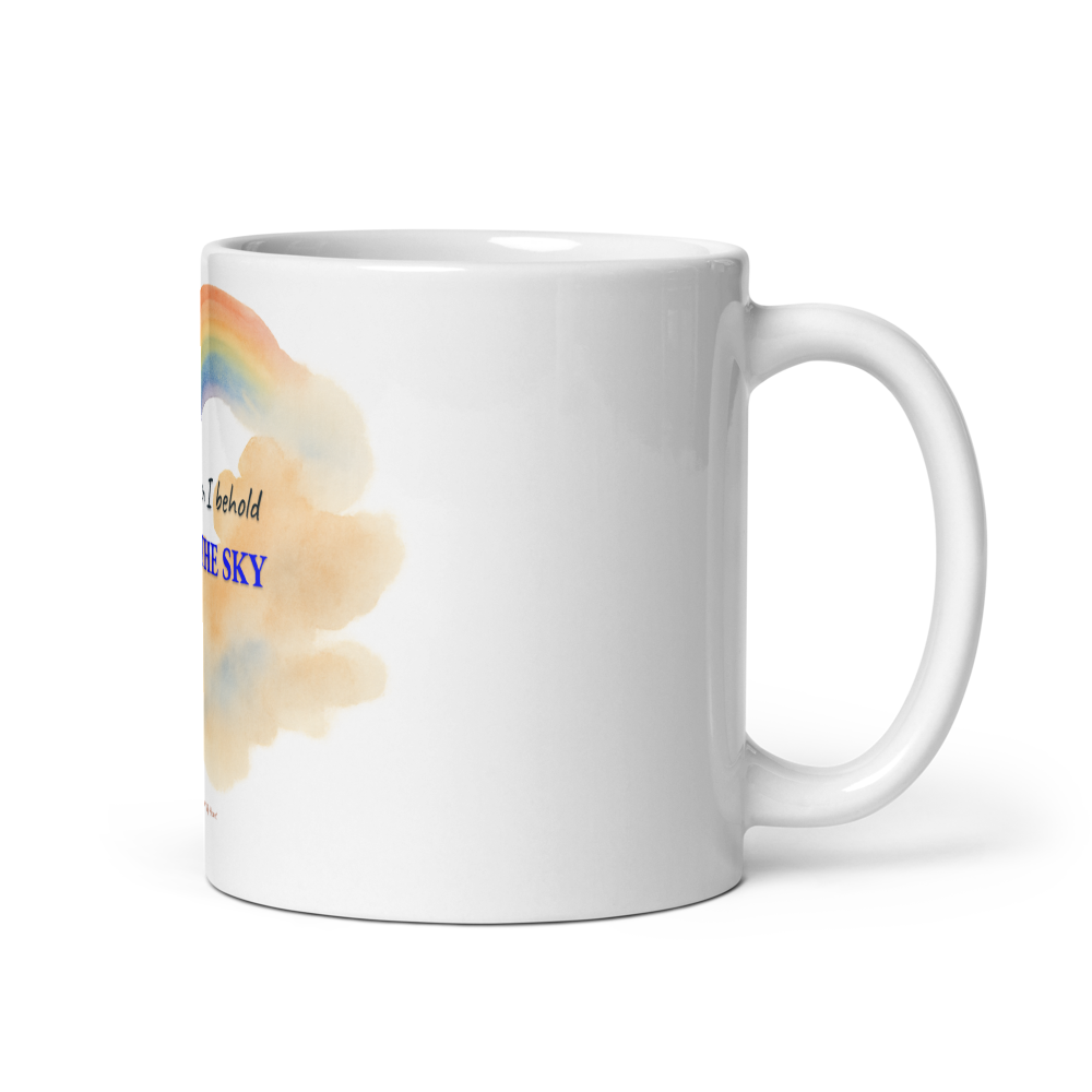My heart leaps up — White Glossy Mug